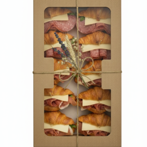 Box śniadaniowy croissanty na słono